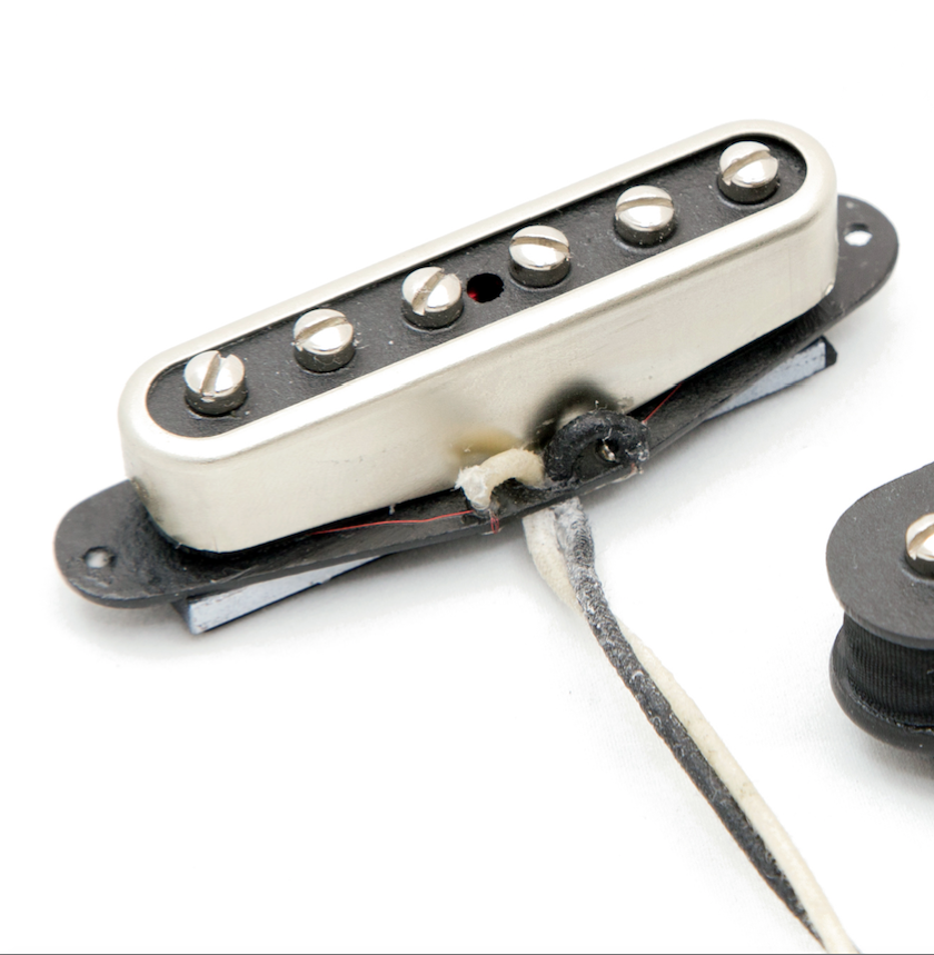 Porter 9T Tele Pickup Neck Only Raw Nickel